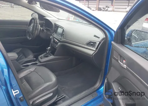 2017 Hyundai Elantra Limited z USA, uszkodzony, nr VIN 5NPD84LF8HH128633